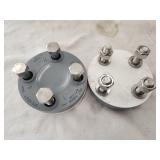 (2)New Spears CPVC Schedule 80 Blind Flange