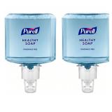 (2) Pc Purell Foaming Hand Soap Refills ES6 1200ml