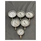 Bourdon MEX3, 4 Ashcroft Duralife Pressure Gauges