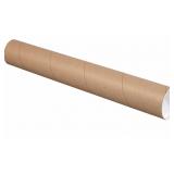 Mailing Tube: 3' x 42', 1/16' Wall Thick, 24 PK