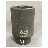 K Tool  KTI38236 6 Point, Deep Impact Socket