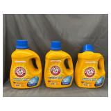 (3) Arm & Hammer Liquid Detergent- 105 FL Oz