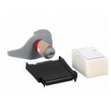 (2) Pre-Cut Label Stock Roll: 1 29/32' x 1 29/32'