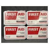 (4) First Aid Kits-10 Person