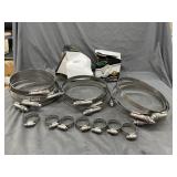 Box of Various Hose Clamps