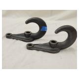 (2)New Tow Hooks 9'Lx2.75'W