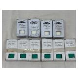 (10) Condor Padlocks (4 White 1' & 6 Green 1.25')