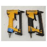 (2)Bostitch Pneumatic Fine Wire Stapler/Tacker