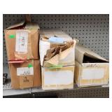 (5)Boxes Shipping Tags Red/Blue/Green/Tan