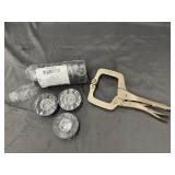 3/4' Wide Vinyl Electrical Tape & Vise Grip