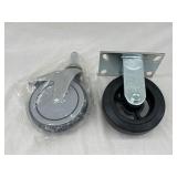 (2) Pegasus Stem Caster & Plate Caster