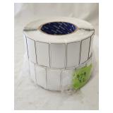 (2)New Brady Pre-Cut Label Stock Roll: 1 in x 2 in