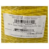 General Purpose Utility Rope: Twisted, 3/8' Dia.