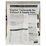 New Dayton Fan Guards for Exhaust/Supply Fans
