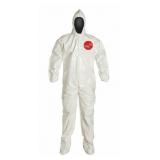 DUPONT Tychem® 4000 Coveralls: Size L- 12PK