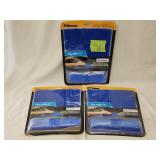 (3)New Fellowes Mouse Pad: Blue, Gel,