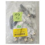 (10)New Monoprice Audio Plug Gold-Plated