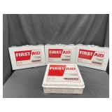 (4) First Aid Kits- 3 25 Person 1 10 Person