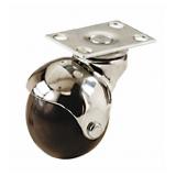 Plate Casters: Swivel, No Brake, 2' Wheel Dia.- 12