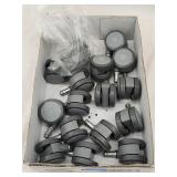 (17) 2'D Plastic Casters
