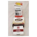 Lg Qty First Aid Burn Cream & Aspirin
