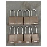 (8) ABUS Lockout Padlocks- Brown: 48JT17