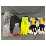 Various Types of Gloves- Sizes S,L,XL