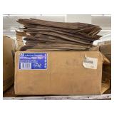 Grocery Bags: 8 1/4 x  6 1/8 x 15 7/8'