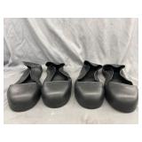 (2) SHOES FOR CREWS Overshoes- Men's 9.5-10.5:53M+