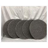 ABILITY ONE Stripping Pad: 12 in Dia, 5PK
