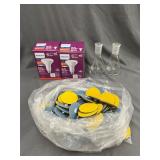 65W Light Bulbs, 125mL Erlenmeyer Flasks, Discs