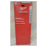 (3)Pc New Milwaukee Portable Band Saw Blade 1/2'