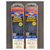 UNIWELD Tungsten Electrode: Thoriated, 1/8', Red
