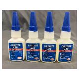(4) Loctite Instant Adhesive: 420 & 496