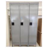 New Uline 3 Bay Locker System 78' H