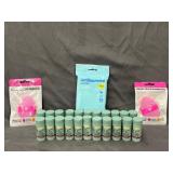Hand Wipes, Powder Puffs, Conditioner