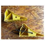 Plastic Wheel Chocks- Max 4.5ï¿½ Tire Width