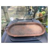 Cast Iron Serving Tray 9.5ï¿½x21ï¿½