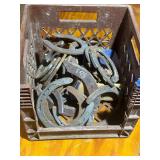 Horse Shoe Assortment in plastic Crate