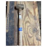 Brass Hammer AB 3lbs with wood handle