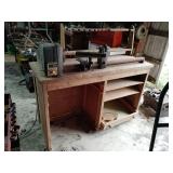 Craftsman 12' wood lathe on bench