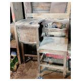 Vintage Wooden Gossip Bench