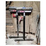 2 Haul master roller stands adjustable height