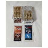 45 Rounds of .22 mag, and 36 rounds of .22 VRM