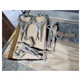 Locking pliers, some need repairs