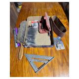 New Padlock, zip Ties, Brushes, Tri-Square