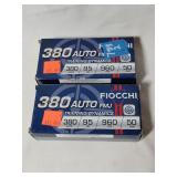 100 Rounds of .380 auto FMJ