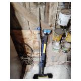 Ice scrapers and weed cutter