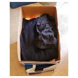 (2)Boxes Clothing,Tapestry, Blanket,Stocking, Misc