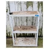 Plastic 3Tier Shelving 33'Hx24'ï¿½12'